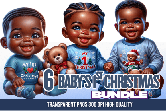 Baby Boys First Christmas PNG Bundle: A Creative Resource for Holiday Projects