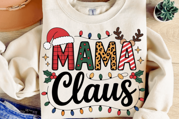 Christmas Mama Nana Claus Bundle PNG: A Creative Christmas Essential