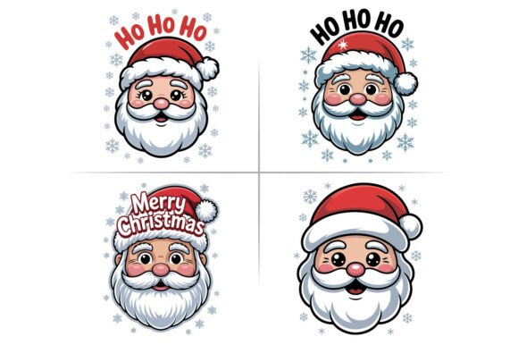 Christmas Santa Claus Ho Clipart Design