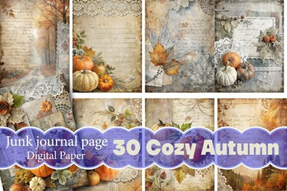Cozy Autumn Junk Journal Kit: A Creative Companion for Every Project