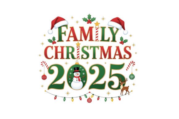 Family Christmas PNG Graphic: A Creative Solution for Holiday Projects