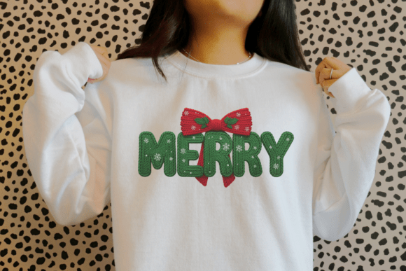 Merry Christmas Crochet Png Faux Yarn for Handmade Holiday Magic