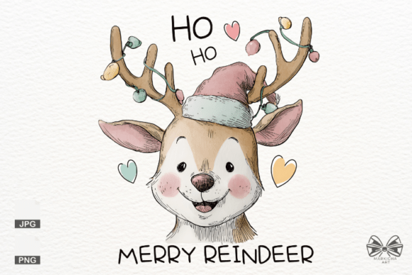 Merry Reindeer Png Clipart: A Creative Tool for Every Project